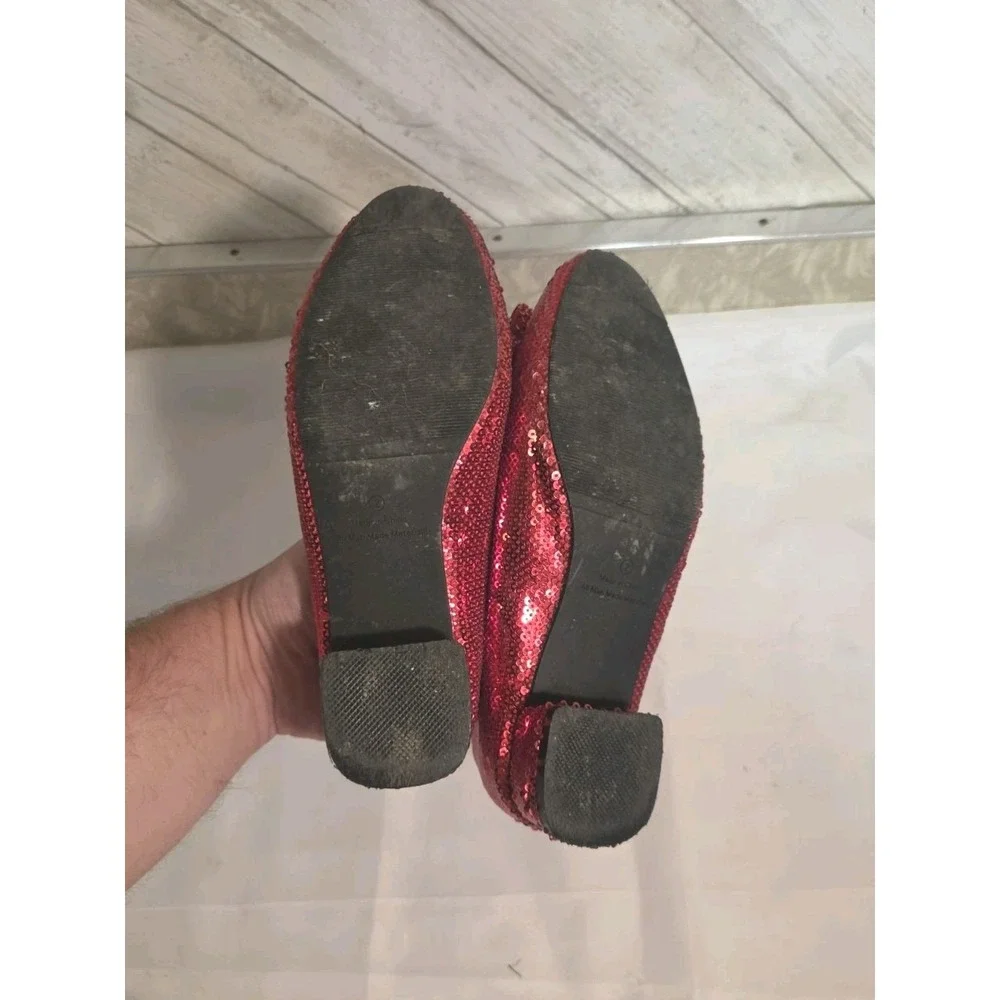 The Wizard Of Oz Size 2 Girls Ruby Red Dorothy Slippers Halloween Costume Judy